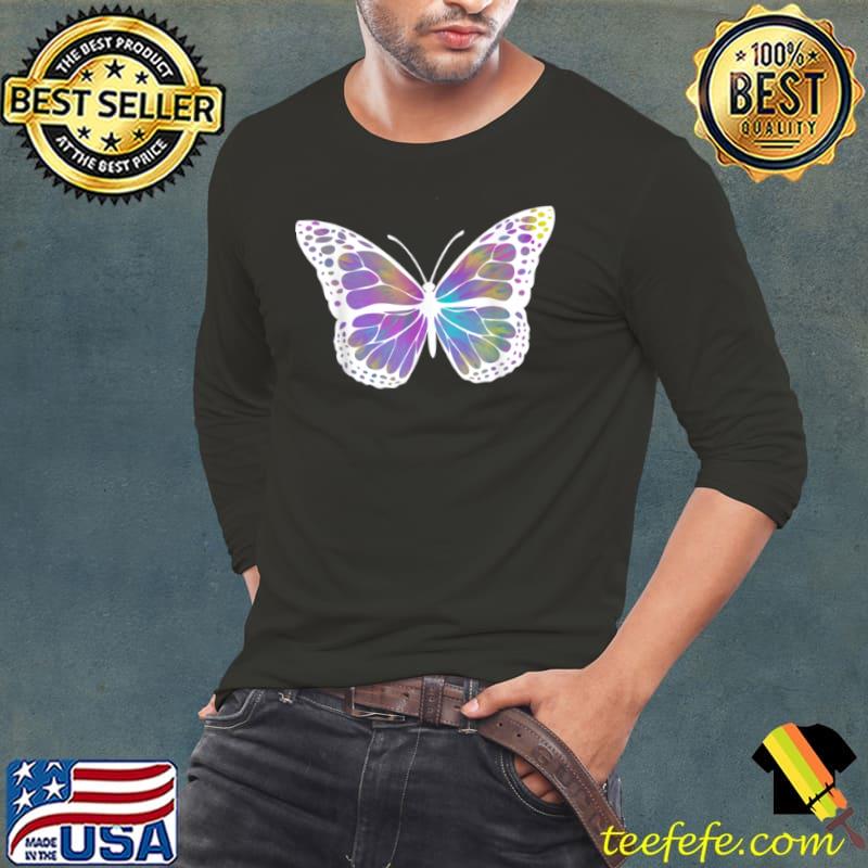 Funny Butterfly Beautiful Tie Dye Butterfly T Shirt Long Sleeve Tee Funny Butterfly Beautiful Tie Dye Butterfly T Shirt Long Sleeve Tee