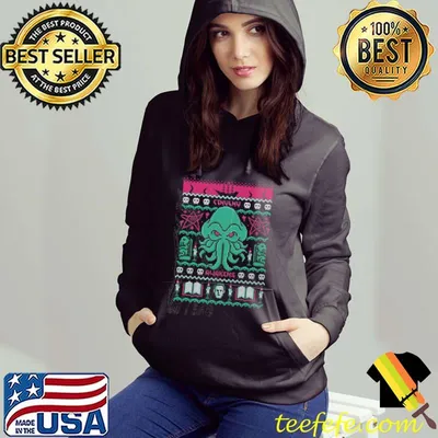 Funny cthulhu Awakens Ugly Christmas shirt