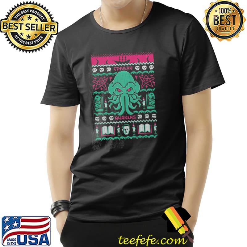 Funny cthulhu Awakens Ugly Christmas s Unisex Funny cthulhu Awakens Ugly Christmas s Unisex