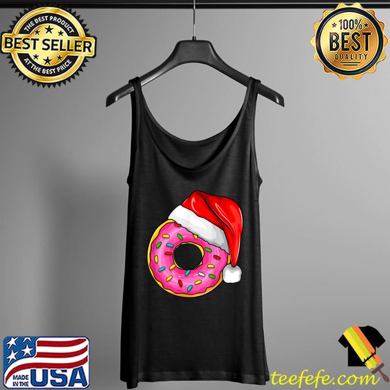 Funny Donut Christmas Xmas Doughnut Women Kids Men T-Shirt Tank Top Funny Donut Christmas Xmas Doughnut Women Kids Men T-Shirt Tank Top