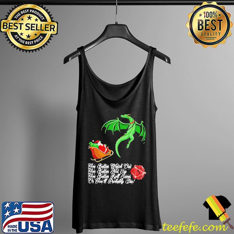 Funny Dungeons and dragons christmas Tank Top Funny Dungeons and dragons christmas Tank Top