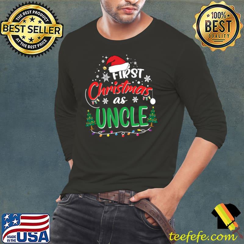 Funny first Christmas as Uncle New Great Uncle 1st Christmas T-shirt