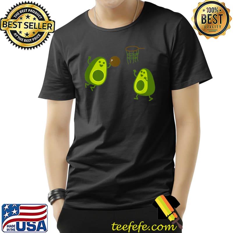 Funny Funny Avocado Basketball Vegan Dunking Lover Cartoon Veggie T Shirt Unisex Funny Funny Avocado Basketball Vegan Dunking Lover Cartoon Veggie T Shirt Unisex