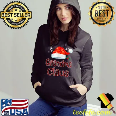 Funny Grandma Clause Christmas Pajama Family Matching Xmas T Shirt