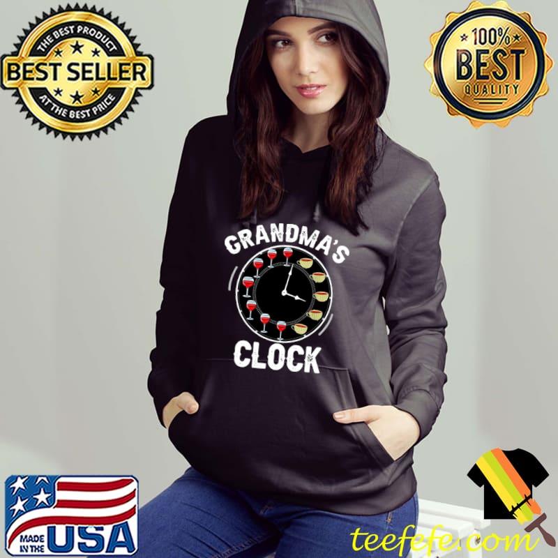 Funny Grandma’s Clock Wine Drinker Coffee Grandmother T shirt Funny Grandma’s Clock Wine Drinker Coffee Grandmother T shirt