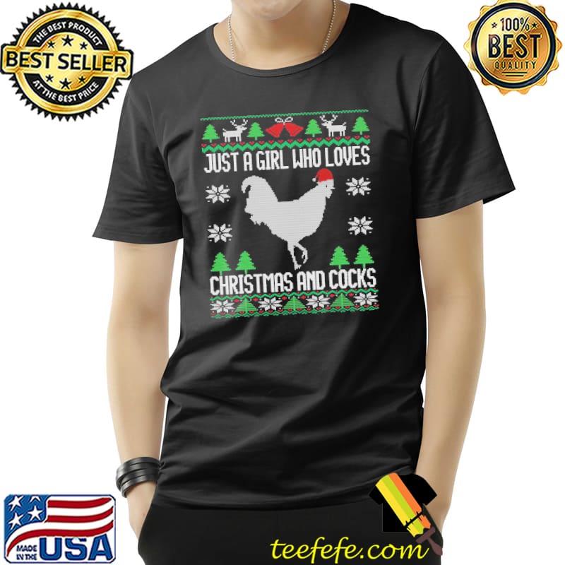 Funny just A Girl Who Loves Christmas And Cocks Unisex Sweats Unisex Funny just A Girl Who Loves Christmas And Cocks Unisex Sweats Unisex