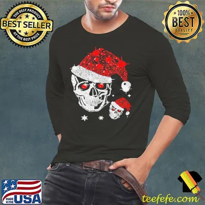 Funny just love skulls xmas shirt