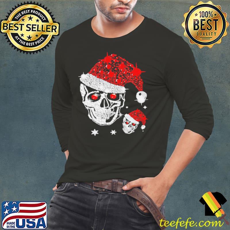 Funny just love skulls xmas shirt