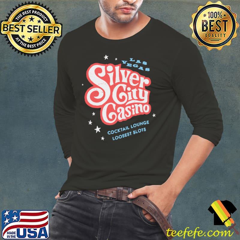 Funny las vegas silver city casino cocktail lounce loosest slots s Long Sleeve Tee Funny las vegas silver city casino cocktail lounce loosest slots s Long Sleeve Tee