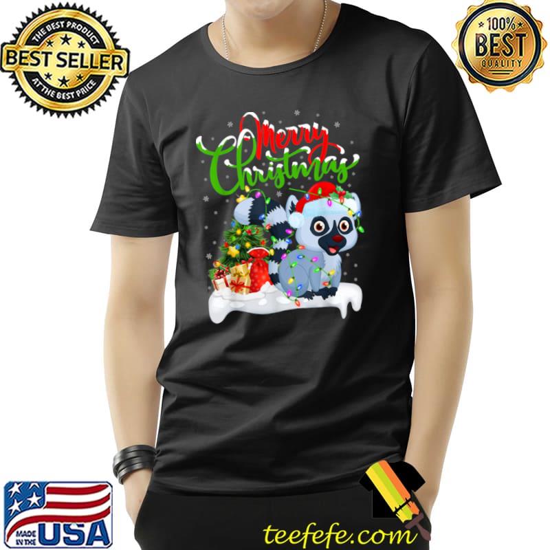 Funny Lemur Animal Lover Xmas Lighting Lemur Christmas T Shirt Unisex Funny Lemur Animal Lover Xmas Lighting Lemur Christmas T Shirt Unisex