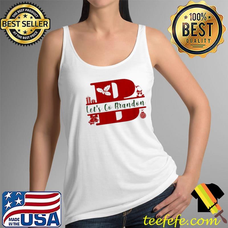 Funny Let’s Go Brandon Christmas Monogram Shirt Tank Top Funny Let’s Go Brandon Christmas Monogram Shirt Tank Top