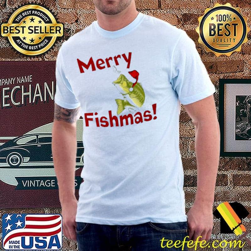 Funny merry Fishmas Bass Christmas s Unisex Funny merry Fishmas Bass Christmas s Unisex