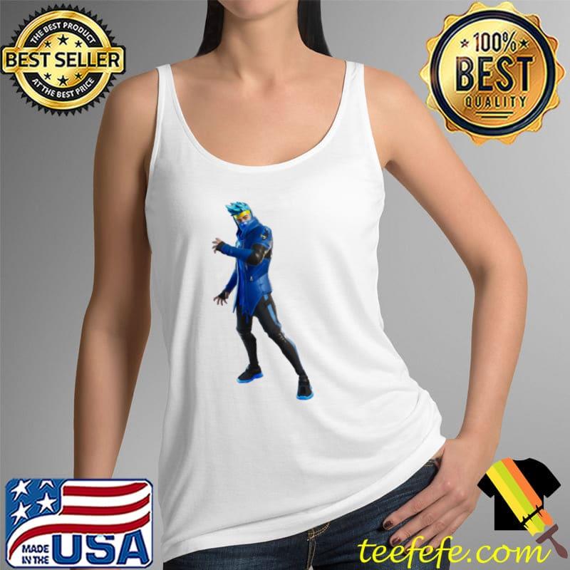 Funny Ninja Women's Cropped Fortnite Video Game Tank Top Funny Ninja Women's Cropped Fortnite Video Game Tank Top