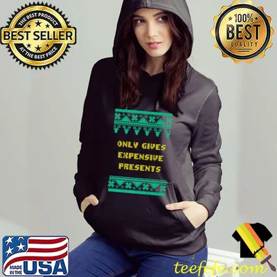 Funny Only Gives Expensive Presents Christmas Aunt Xmas Auntie Premium T-Shirt