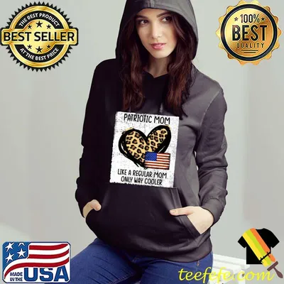 Funny Patriotic Mom like a regular American Mom T-shirt