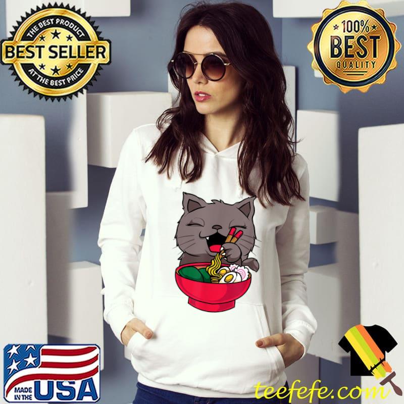 Funny Ramen Cat Kawaii Anime Japanese Gift T-Shirt