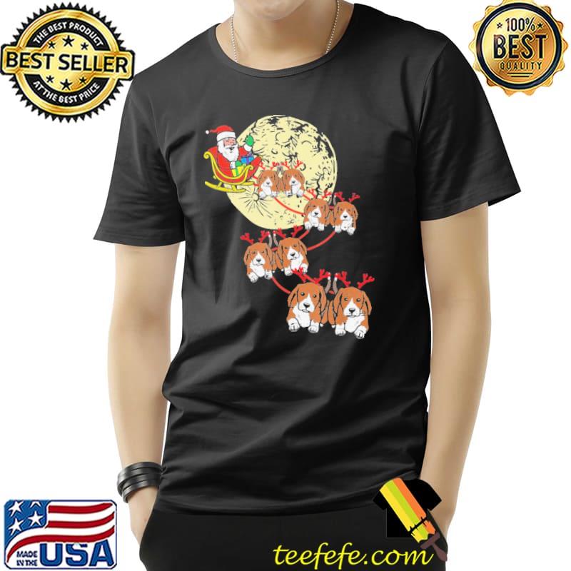 Funny reindeer Beagle Santa Christmas Shirt Unisex Funny reindeer Beagle Santa Christmas Shirt Unisex
