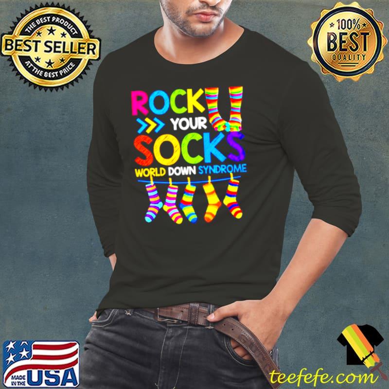 Funny rock your socks syndrome awareness shirt Funny rock your socks syndrome awareness shirt