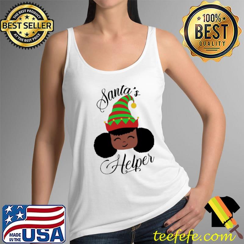 Funny santa's Helper Christmas Shirt Tank Top Funny santa's Helper Christmas Shirt Tank Top