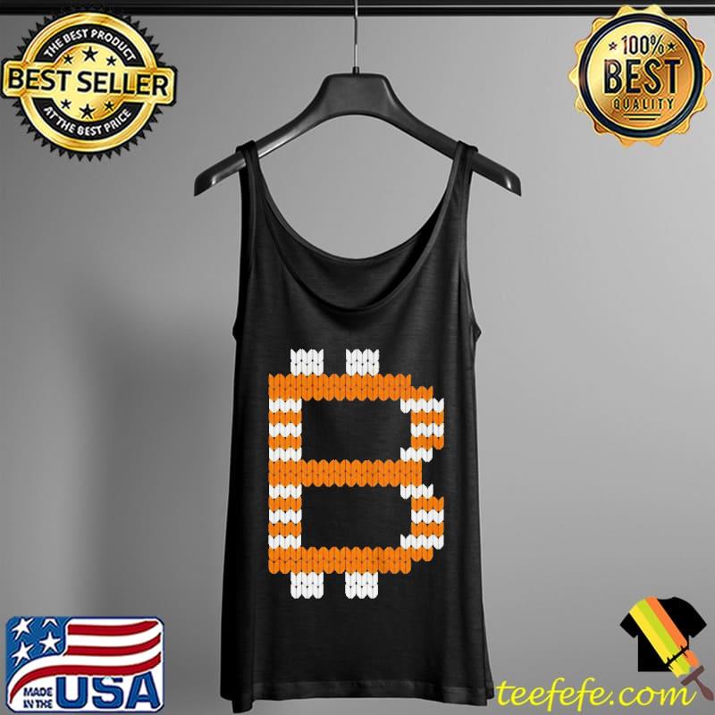 Funny Strickmuster mit bitcoinlogo Tank Top Funny Strickmuster mit bitcoinlogo Tank Top