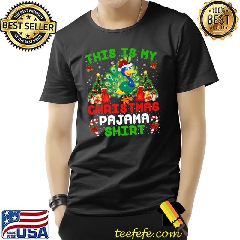Funny This Is My Christmas Pajama Shirt Peacock Christmas Premium T-Shirt Unisex Funny This Is My Christmas Pajama Shirt Peacock Christmas Premium T-Shirt Unisex
