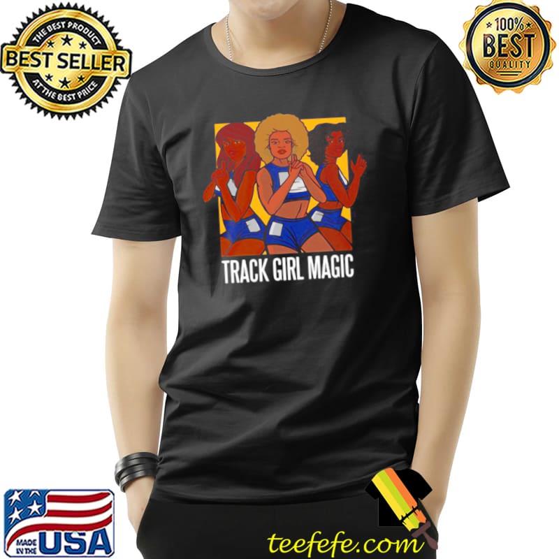 Funny Track Girl Magic Running Girls Vintage Shirt Unisex Funny Track Girl Magic Running Girls Vintage Shirt Unisex