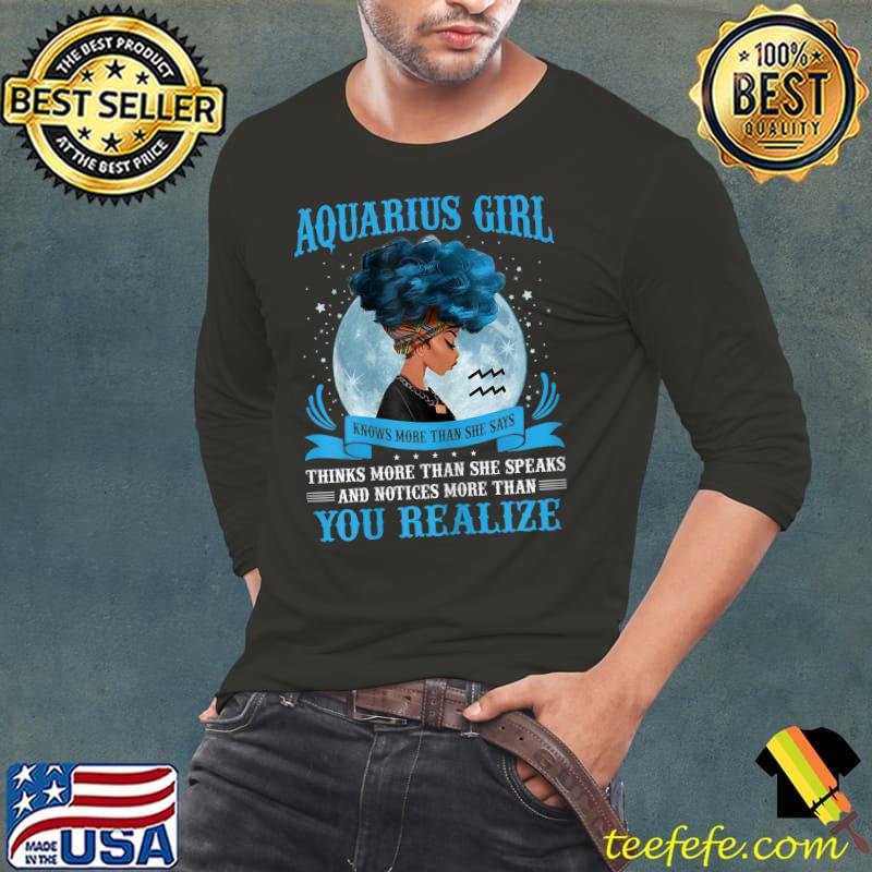Funny Womens Aquarius Girls Black Queen January February Birthday T-Shirt Long Sleeve Tee Funny Womens Aquarius Girls Black Queen January February Birthday T-Shirt Long Sleeve Tee