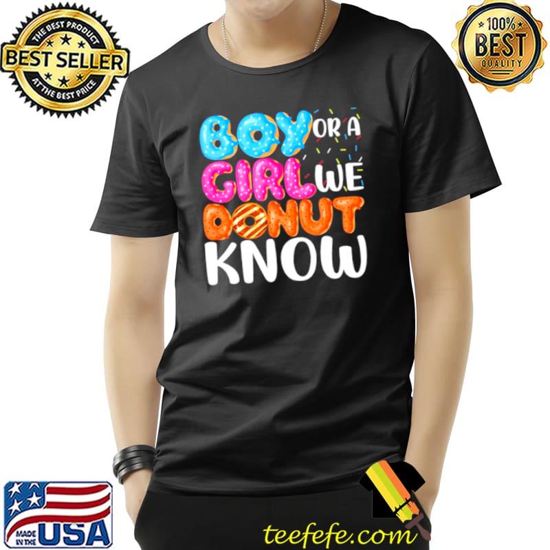 Gender Reveal We Donut Know Donut T Shirt Unisex Gender Reveal We Donut Know Donut T Shirt Unisex