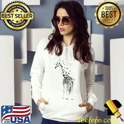 Giraffe Butterfly Vintage Shirt