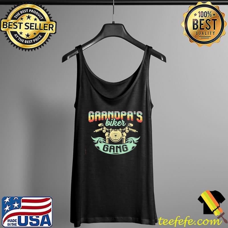 Grandpa Biker Gang Retro Personalized Shirt Tank Top Grandpa Biker Gang Retro Personalized Shirt Tank Top