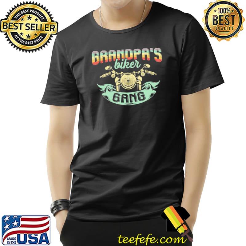 Grandpa Biker Gang Retro Personalized Shirt Unisex Grandpa Biker Gang Retro Personalized Shirt Unisex