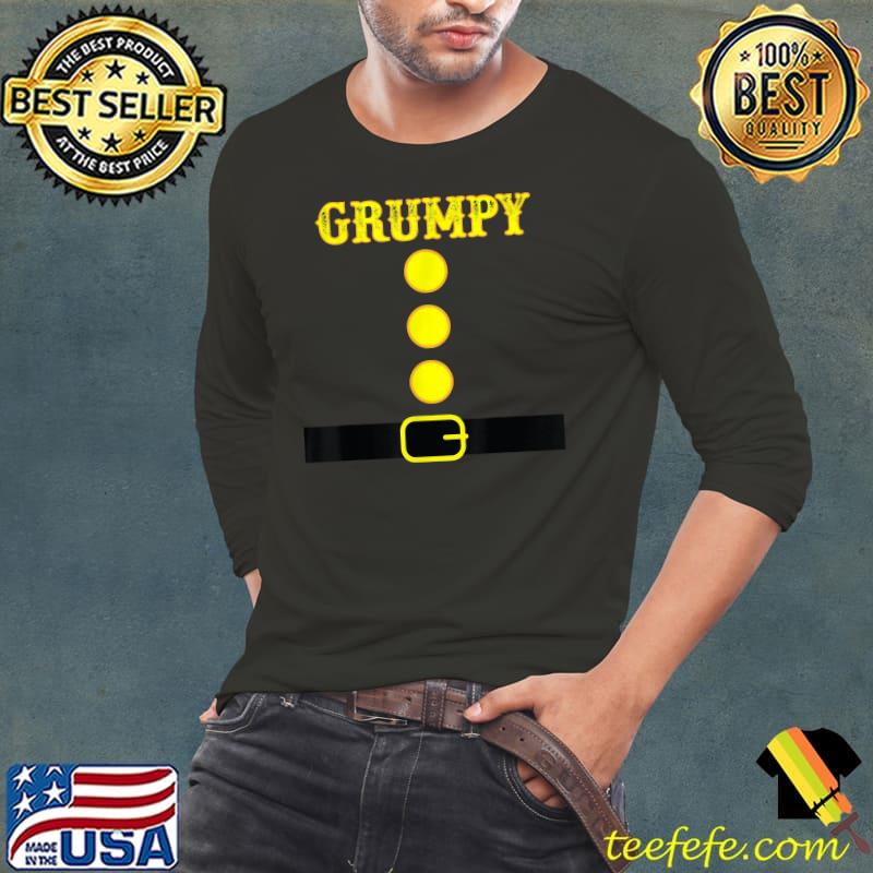 Grumpy Dwarf Halloween Costume Color Matching Family Grumpy T-Shirt