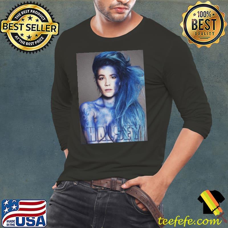 Halsey Blue Nude Shirt Long Sleeve Tee Halsey Blue Nude Shirt Long Sleeve Tee