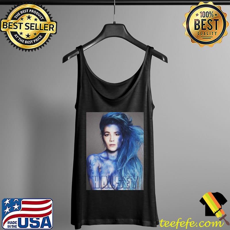 Halsey Blue Nude Shirt Tank Top Halsey Blue Nude Shirt Tank Top