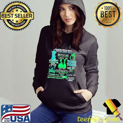 Handrint On My Heart Because I Knew You Changed Defying Gravity Toss Witch Halloween Shirt