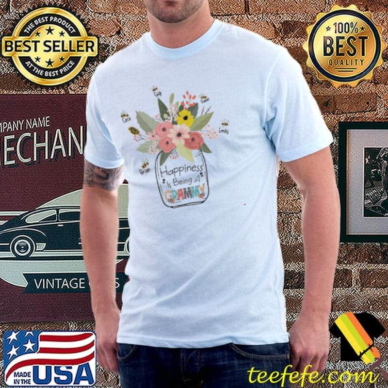Happiness Is Being A Grammy Flower Shirt Unisex Happiness Is Being A Grammy Flower Shirt Unisex