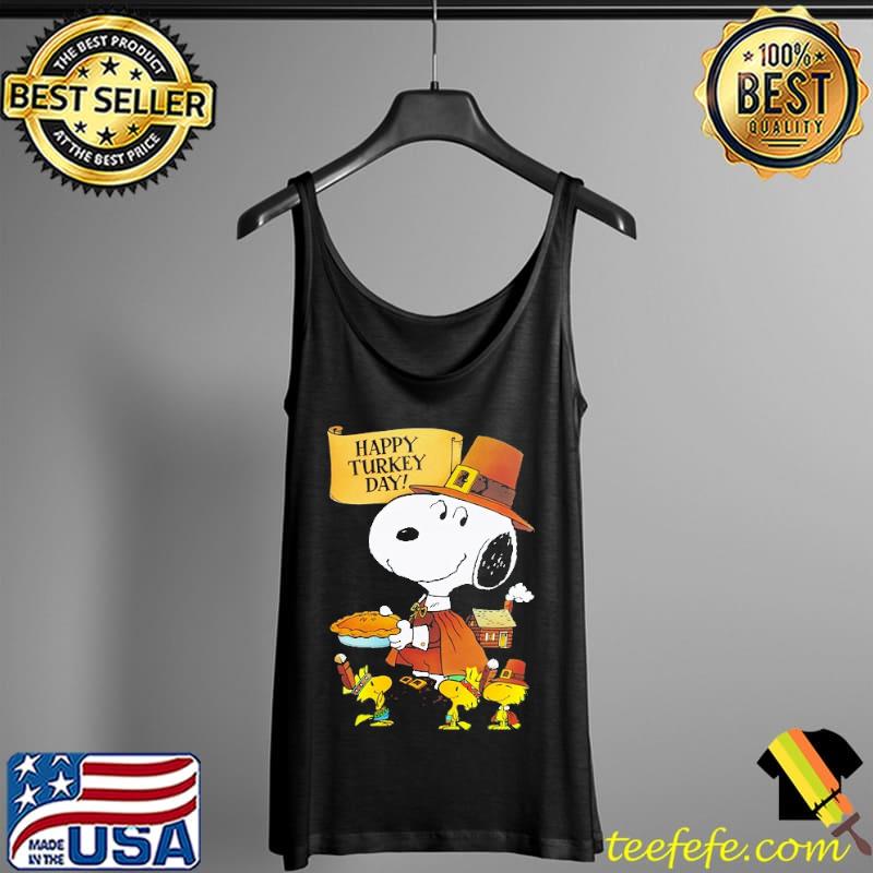 Happy turkey day snoopy and woodstock s Tank Top Happy turkey day snoopy and woodstock s Tank Top