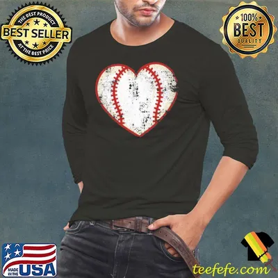 Heart Baseball Retro Shirt