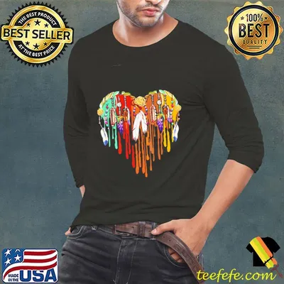 Heart Native American Paint Shirt