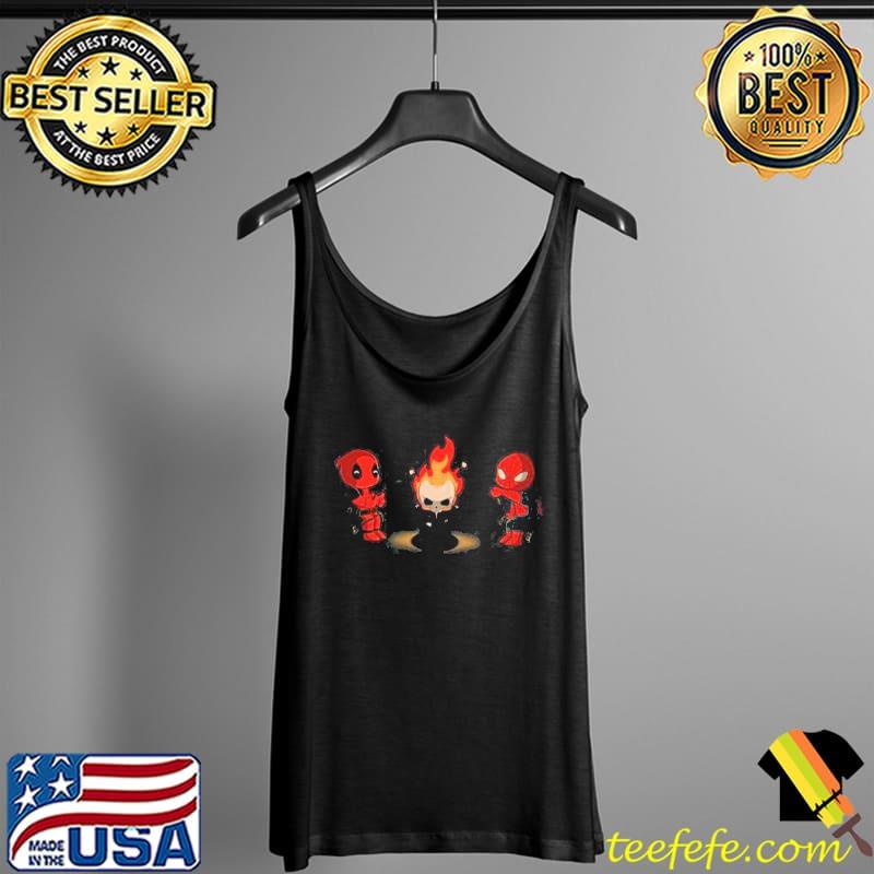 Heros Camp Skull Deadpool Spiderman Shirt Tank Top Heros Camp Skull Deadpool Spiderman Shirt Tank Top