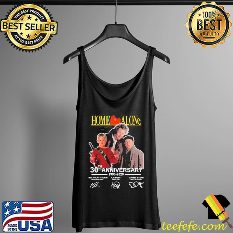 Home Alone 30th Anniversary 1990 2020 Macaulay Culkin Signature Shirt Tank Top Home Alone 30th Anniversary 1990 2020 Macaulay Culkin Signature Shirt Tank Top