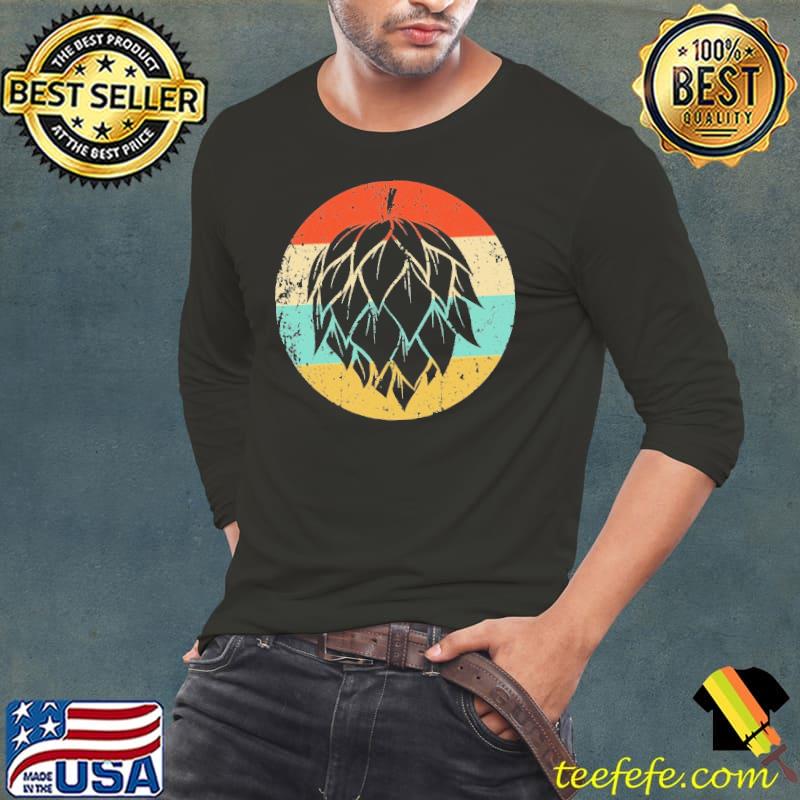 Hops Retro Style Craft Beer Shirt
