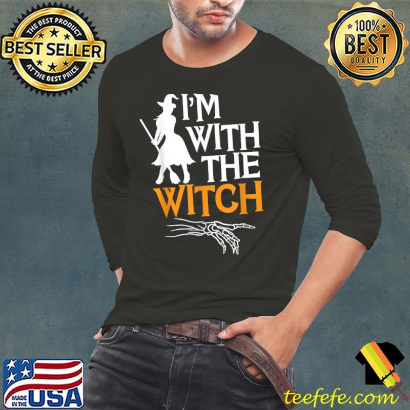 I'm with the witch funny Halloween T-Shirt I'm with the witch funny Halloween T-Shirt