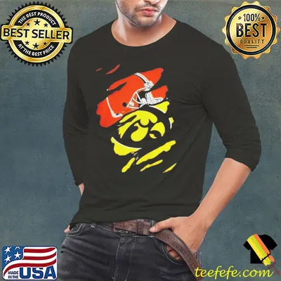 Iowa Hawkeyes Football Team Logo Vintage Shirt