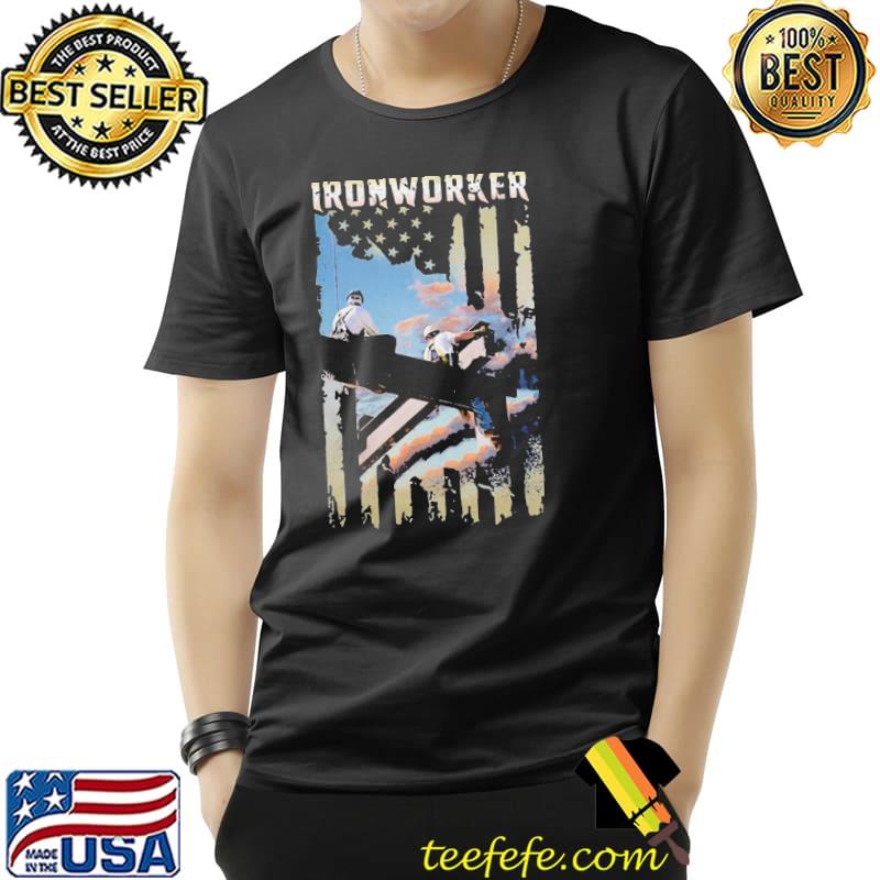 Ironworker American Flag Shirt Unisex Ironworker American Flag Shirt Unisex