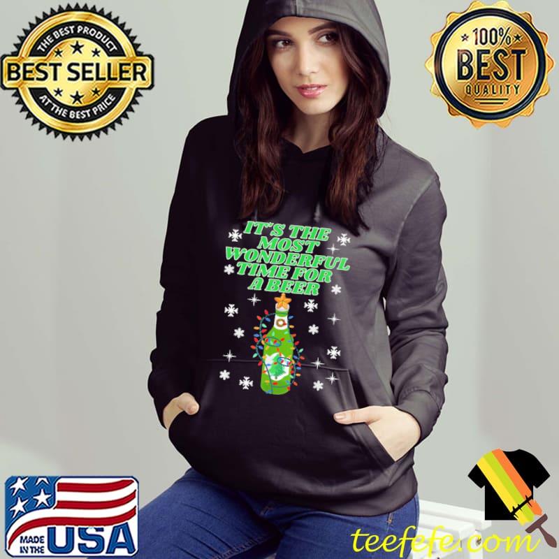 It's The Most Wonderful Time For A Beer Christmas Shirt Hoodie It's The Most Wonderful Time For A Beer Christmas Shirt Hoodie