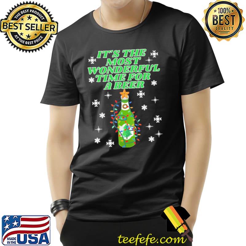 It's The Most Wonderful Time For A Beer Christmas Shirt Unisex It's The Most Wonderful Time For A Beer Christmas Shirt Unisex