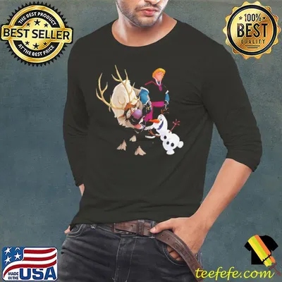 Kristoff olaf and reindeer merry christmas shirt