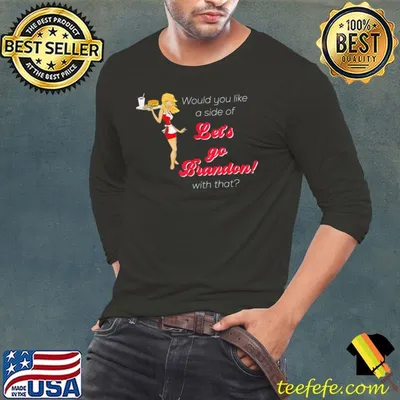 Let’s Go Brandon Beautiful Nostalgic American Diner Waitress T-Shirt