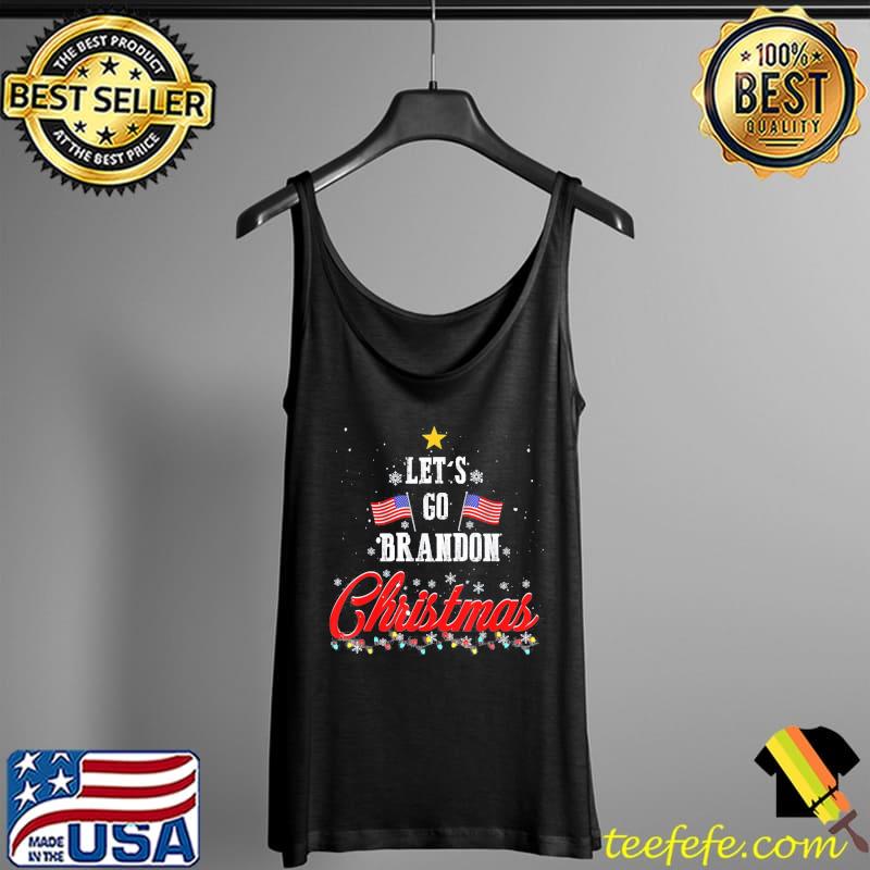 Let’s Go Brandon Christmas Tree Lights Pjama Holiday T-Shirt Tank Top Let’s Go Brandon Christmas Tree Lights Pjama Holiday T-Shirt Tank Top